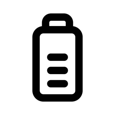 Benzersiz şekilde piksel mükemmel pil durumu simgesi, premium kullanıma hazır