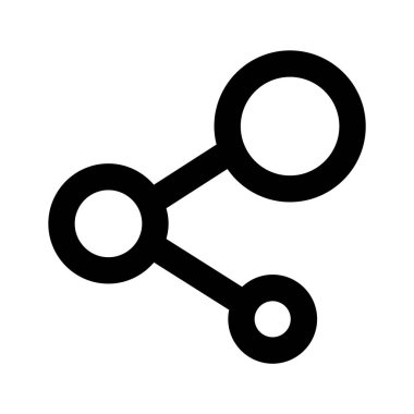 Modern biçimdeki vektör simgesi tasarımını, kullanıcı arayüzü simgesini paylaş