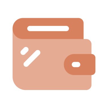 Cüzdanın bu yaratıcı simgesini alın, fatura katlama vektör tasarımı