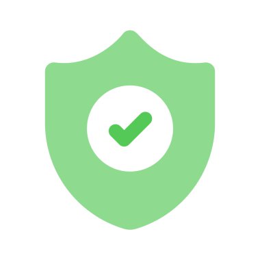 Modern tarzda koruma kalkanı tasarımı, simge kullanımı kolaydır