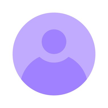 Profilin eşsiz simgesi, vektör kullanmaya hazır