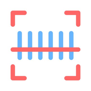 Barkod ikon tasarımının iyi tasarlanmış simgesine bakın.