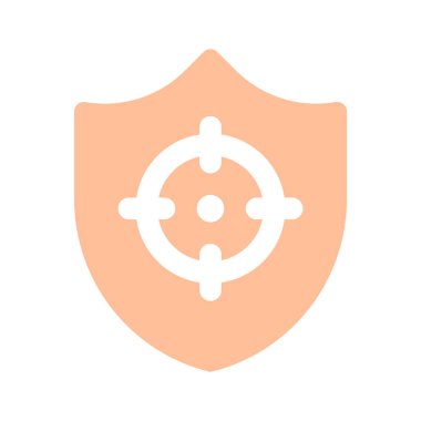 Güvenlik hedefinin bu inanılmaz simgesini indir, trend vektör tasarımı