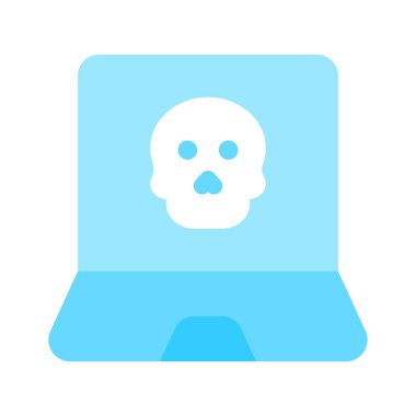 Modern tarzda dizüstü bilgisayar hack vektör tasarımı