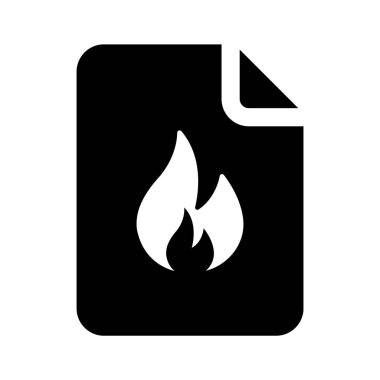 Modern tarzda veri yakma simgesinin görsel çekiciliği