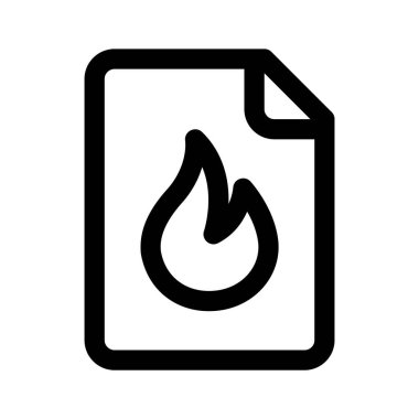 Modern tarzda veri yakma simgesinin görsel çekiciliği