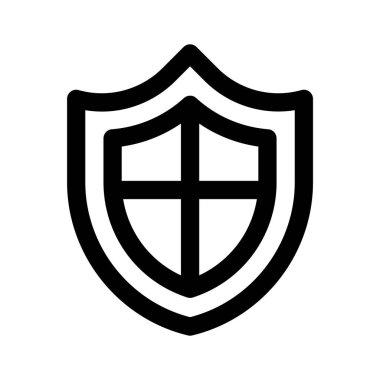 Güvenlik kalkanı, güvenlik vektörü tasarımının bu inanılmaz ikonunu alın