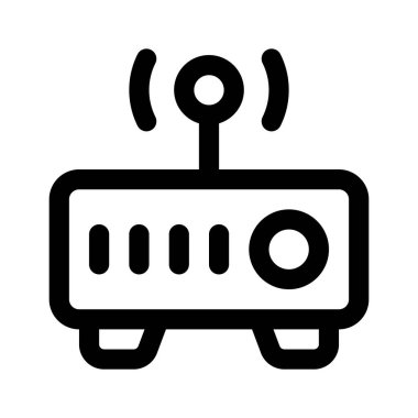 Wifi router simge tasarımı, kablosuz internet sağlayıcısı