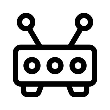 Wifi router simge tasarımı, kablosuz internet sağlayıcısı