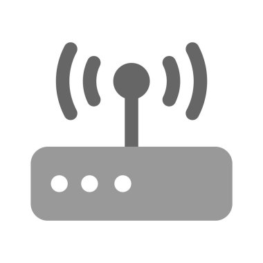 Wifi router simge tasarımı, kablosuz internet sağlayıcısı