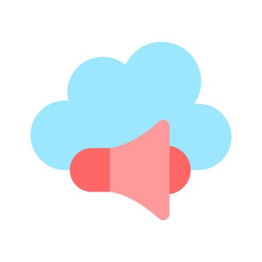 Yaratıcı olarak tasarlanmış bu bulut pazarlama vektörünü ele alın.