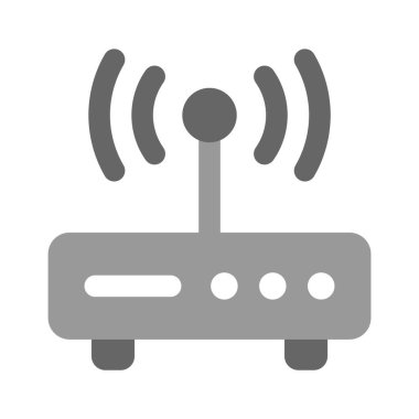 Wifi router simge tasarımı, kablosuz internet sağlayıcısı