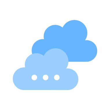 Bulut transfer vektör tasarımı beyaz arkaplanda izole edildi