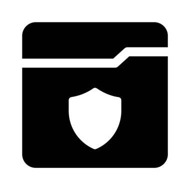 Güvenli web sitesinin modern tarzda simgesi, web sayfası güvenlik vektör tasarımı