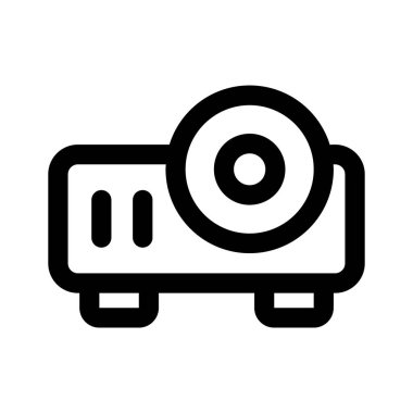 Download this premium icon of projector, multimedia device clipart