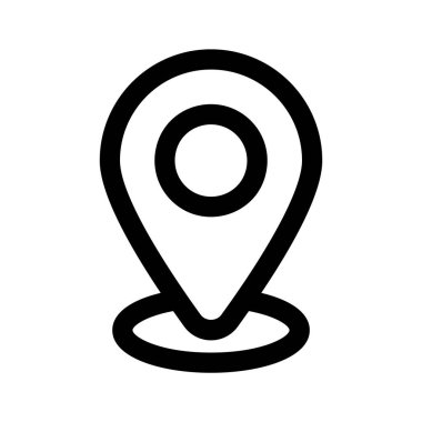 Bu konum pin vektör tasarımını kontrol et, kullanımı kolay