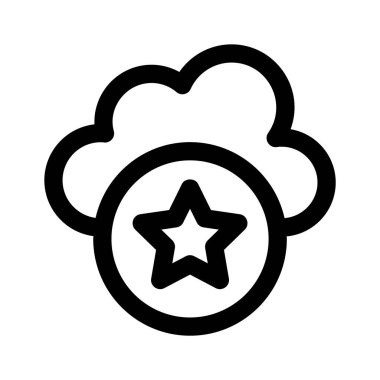 Favori bulut taşıyıcısı bulutlu yıldız