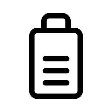 Taşınabilir pil depolama, pil hücre simgesi tasarımı