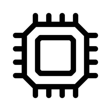 Moda biçimi olan bulut işlemcisinin simgesi, premium vektör