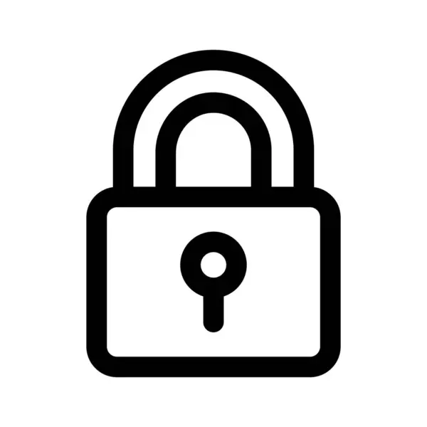 Anahtar delikli asma kilit, güvenlik ve koruma vektörü