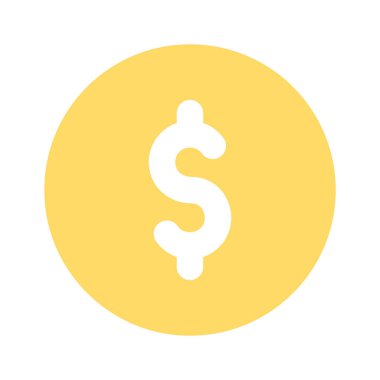 Dolar sikke vektör tasarımı, para birimi vektör premium grafikleri