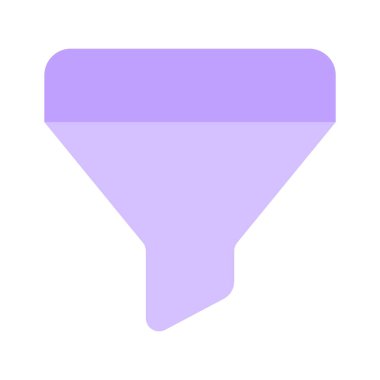 Veri filtresinin bu güzel simgesini alın, huni vektör tasarımı