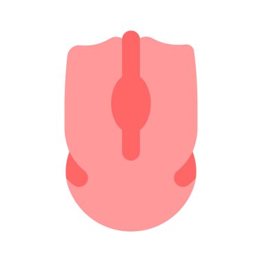 Bilgisayarlı kablosuz fare simgesi, düzenlenebilir vektör