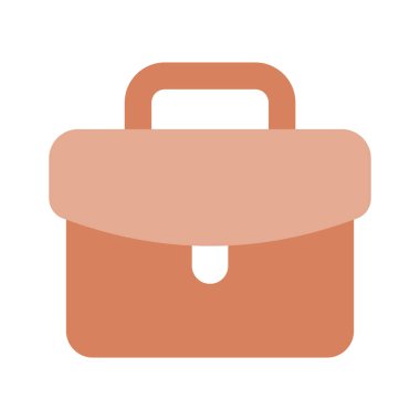 İş portföyü vektör tasarımı, düzenlenebilir tarzda inanılmaz bir iş çantası simgesi