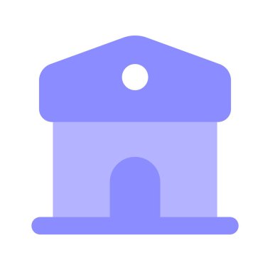 Modern tarzda bir ev simgesi, premium vektör