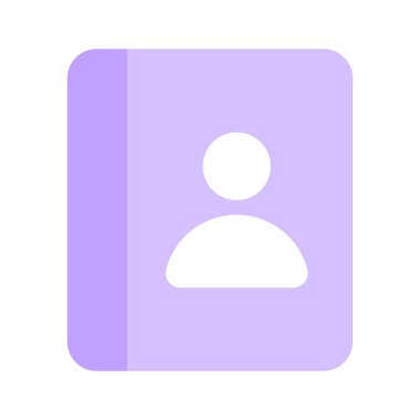 İletişim kitabının bu iyi tasarlanmış simgesini modern tarzda alın