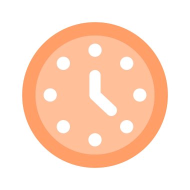 Modern tasarım tarzında şaşırtıcı saat simgesi