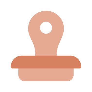 Modern pul simgesi, kauçuk damga vektör tasarımı