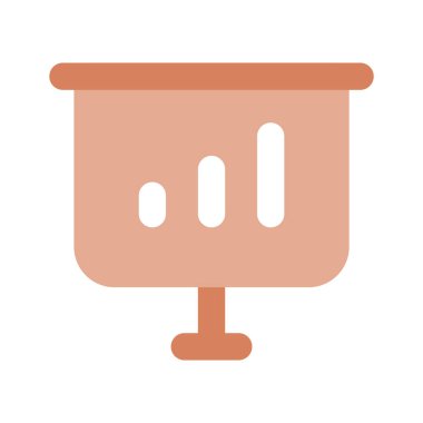 Sunum kurulu vektör tasarımı kullanıma hazır, iş sunumu