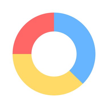 Pasta grafiğinin bu dikkatlice hazırlanmış simgesini al, iş analiz vektörü