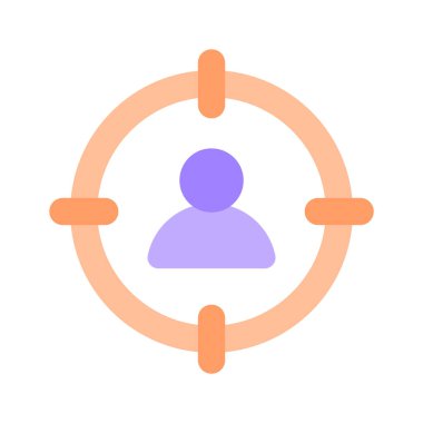 Hedef izleyicinin piksel mükemmelleştirici simgesi, ölçeklenebilir ve kullanılması kolay