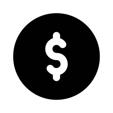 Dolar sikke vektör tasarımı, para birimi vektör premium grafikleri