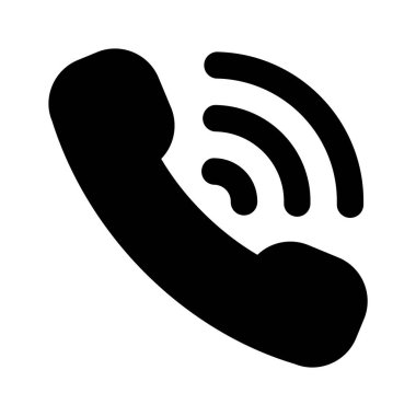 Telefon, alıcı, telefon vektör tasarımı, piksel mükemmel simge