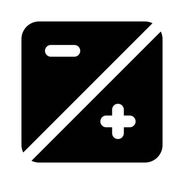 Modern tarzda bu iyi tasarlanmış karşıtlık simgesini alın