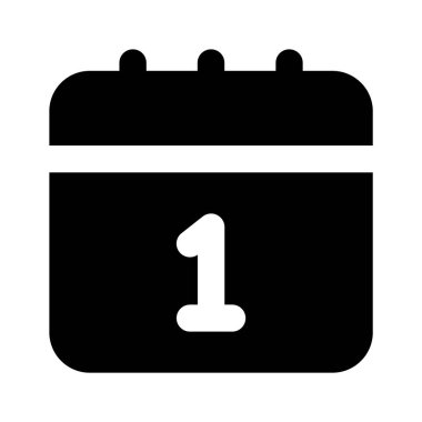 Takvim vektör simgesi tasarımı trend biçimi, planlayıcı simgesi