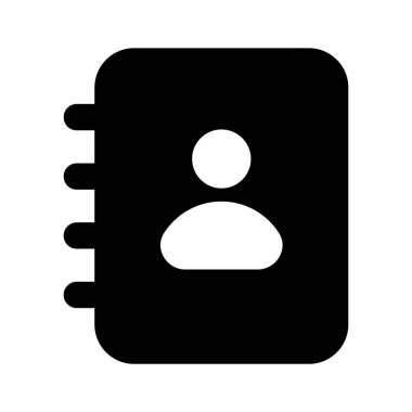 İletişim kitabının bu iyi tasarlanmış simgesini modern tarzda alın