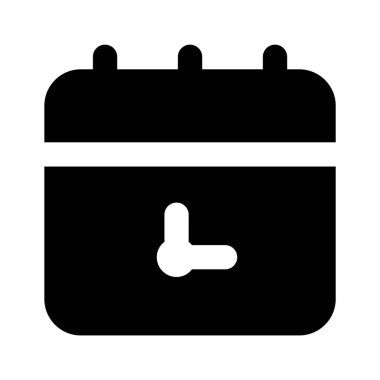 Saat takvimi, modern biçimdeki zaman çizelgesinin konsept simgesi