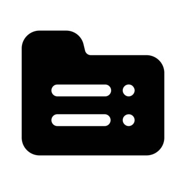 Dizin simgesi tasarımı, beyaz arkaplanda izole edilmiş