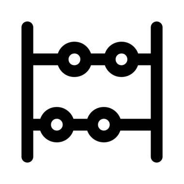 Abaküs 'ün görsel olarak mükemmel simgesi, hesaplama için kullanılır