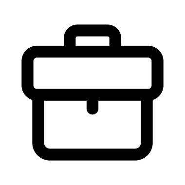 İş portföyü vektör tasarımı, düzenlenebilir tarzda inanılmaz bir iş çantası simgesi