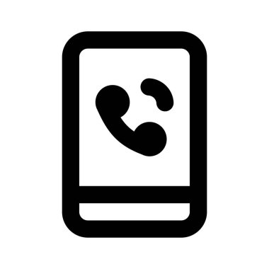 Telefon, alıcı, telefon vektör tasarımı, piksel mükemmel simge