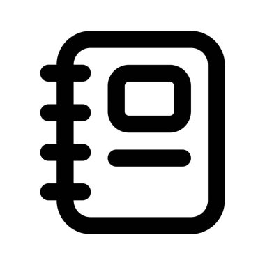 İletişim kitabının bu iyi tasarlanmış simgesini modern tarzda alın