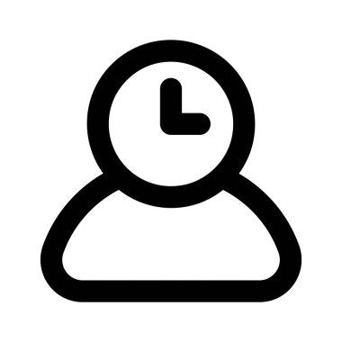 Modern stilde kullanıcının yaratıcı simgesine bakın