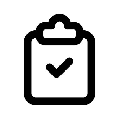 Panodaki tik işareti, tamamlanmış görevin simgesi, düzenlenebilir tasarım