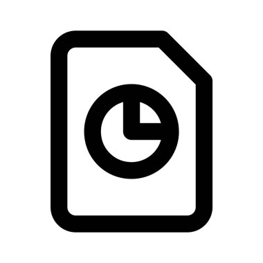 İş raporunun konsept konsept vektörünü moda tarzında gösteren sayfa üzerindeki turta grafiği