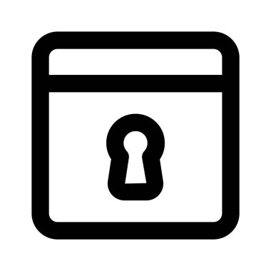 Moda düz tarzda web sitesi güvenliğinin inanılmaz bir vektörü